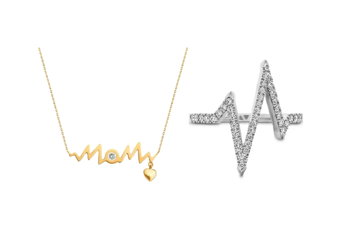 مجوهرات مستوحاة من نبض القلب