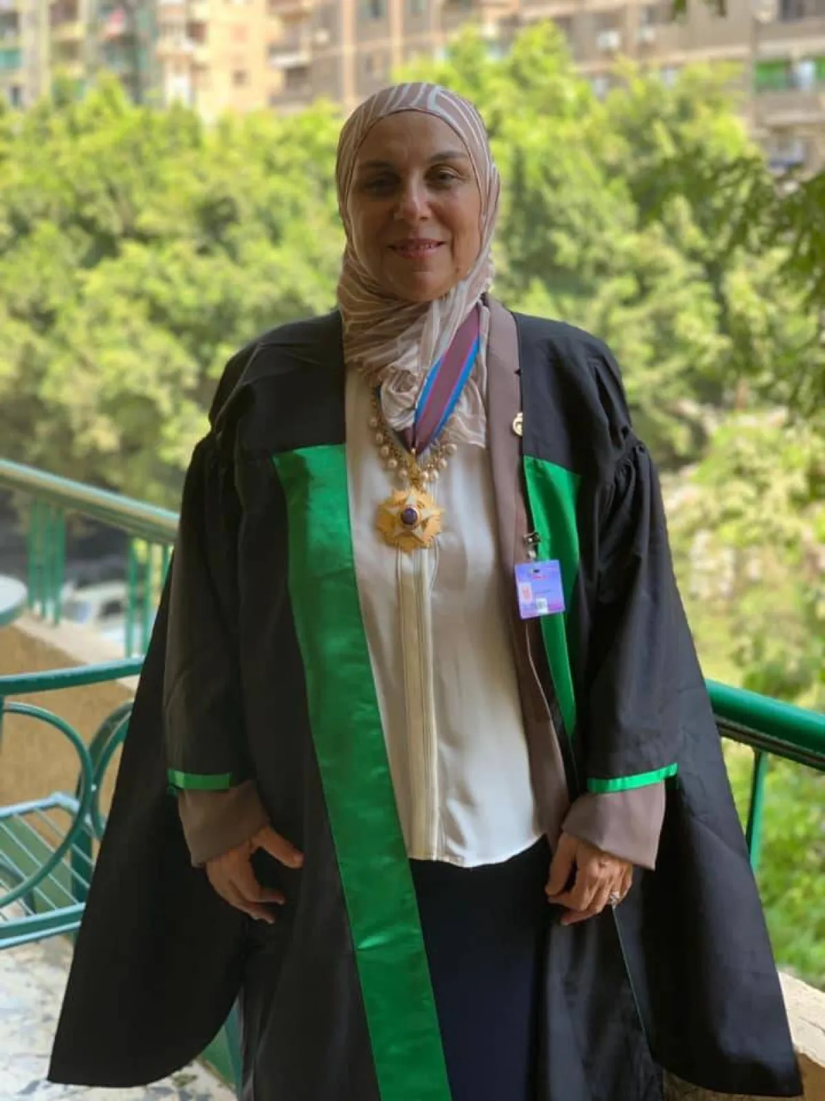 تكريم د. مها زكي في يوم العلم