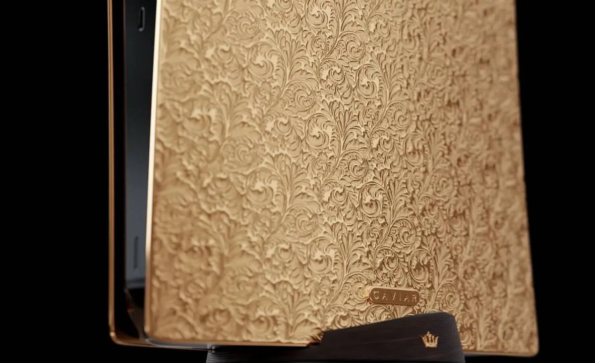 صورة الجهاز الذهبي بلاي ستيشن 5