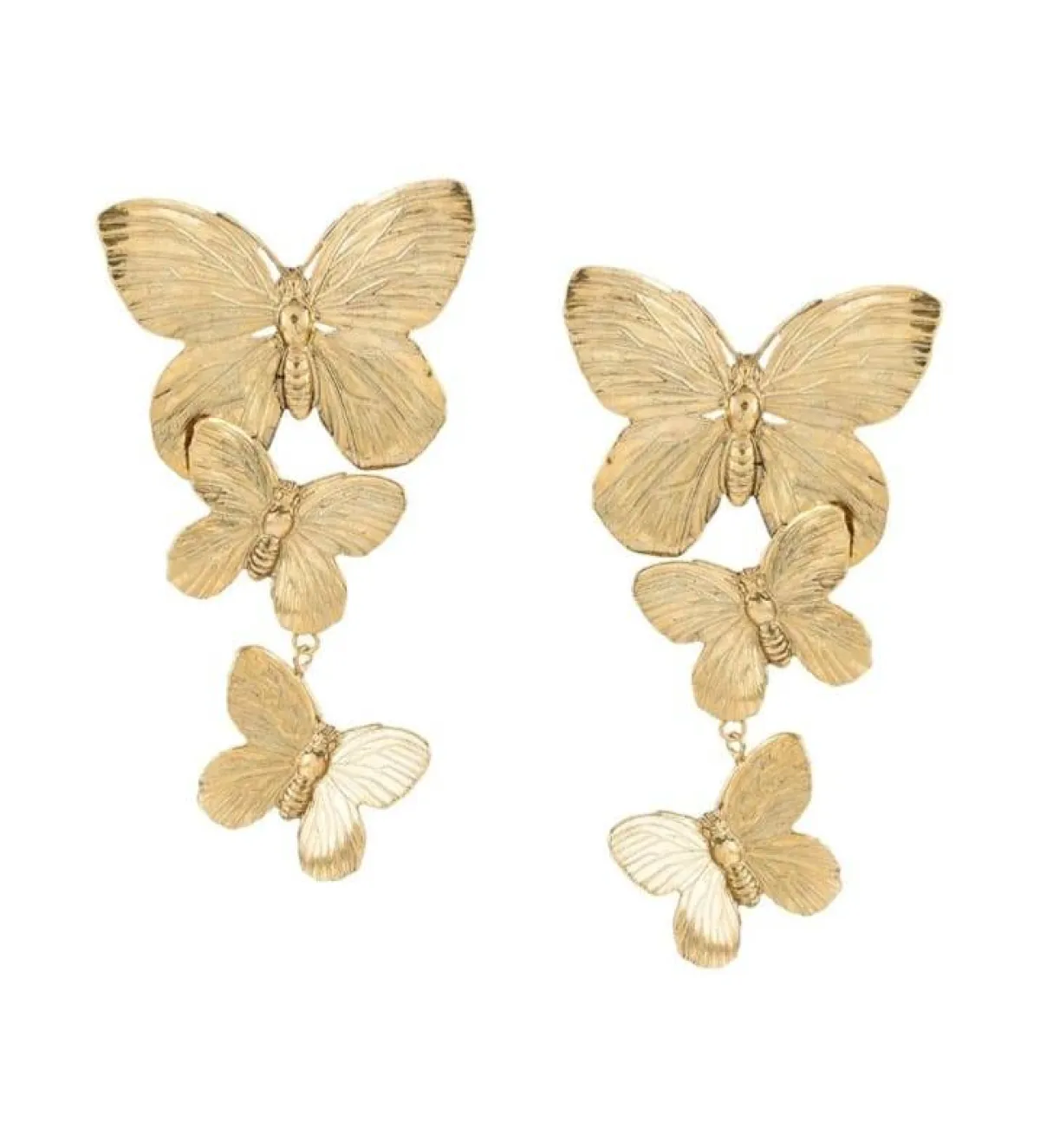 Jennifer Behr أقراط فراشة متدلية من ماركة جينفير بير 