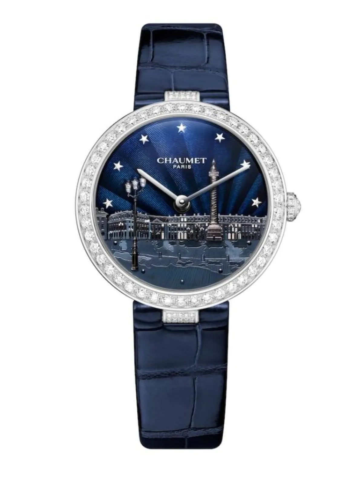 Chaumet ساعة يد باللون الكحلي من شوميه