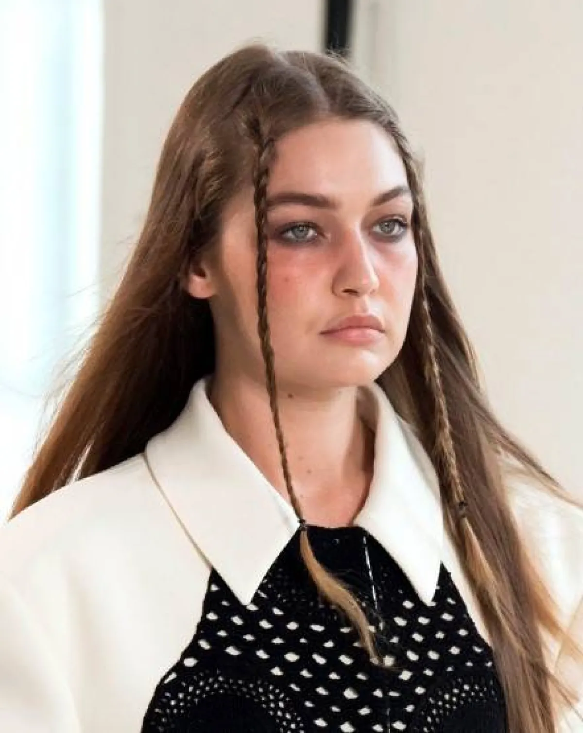 تسريحة الضفائر الأمامية