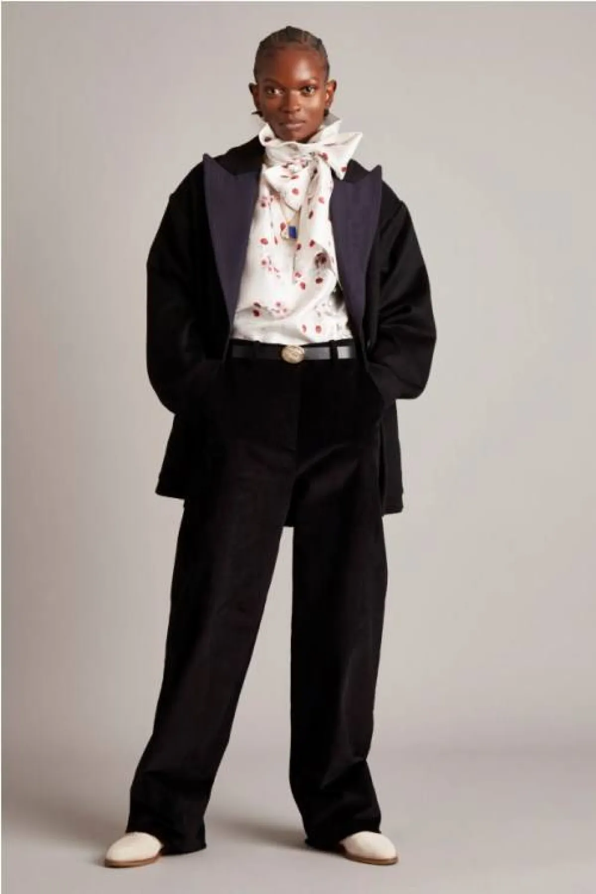 سروال كلاسيكي مع حزام  من آدم ليبي  Adam Lippes