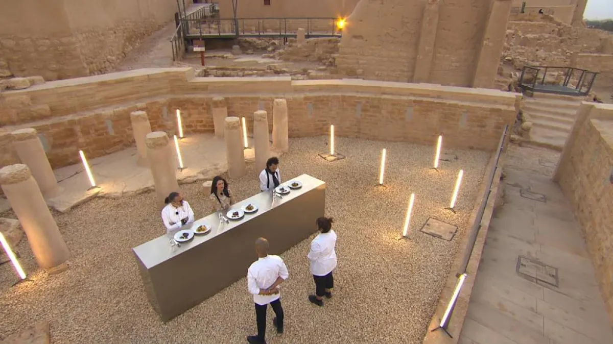 منى موصلي، الشيف مارون شديد، والشيف بوبي شين من فعاليات برنامج توب شيف الموسم الخامس - الصورة من المكتب الإعلامي لـmbc  