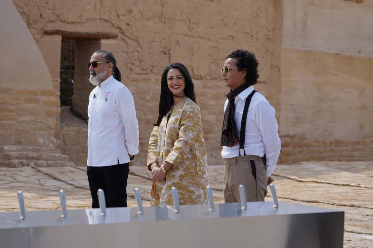 منى موصلي، الشيف مارون شديد، والشيف بوبي شين  من برنامج توب شيف -الصورة من المكتب الإعلامي لـإم بي سي 