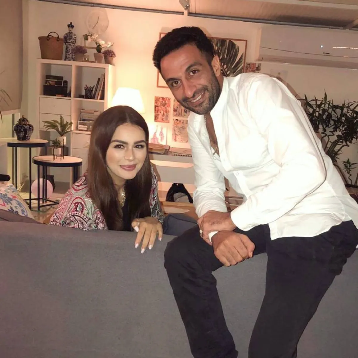 أحمد كشك وهنادي مهنى - الصورة من حساب هنادي مهنى على انستغرام