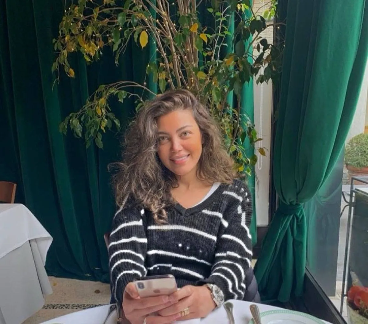 ريهام حجاج - الصورة من حسابها على انستغرام