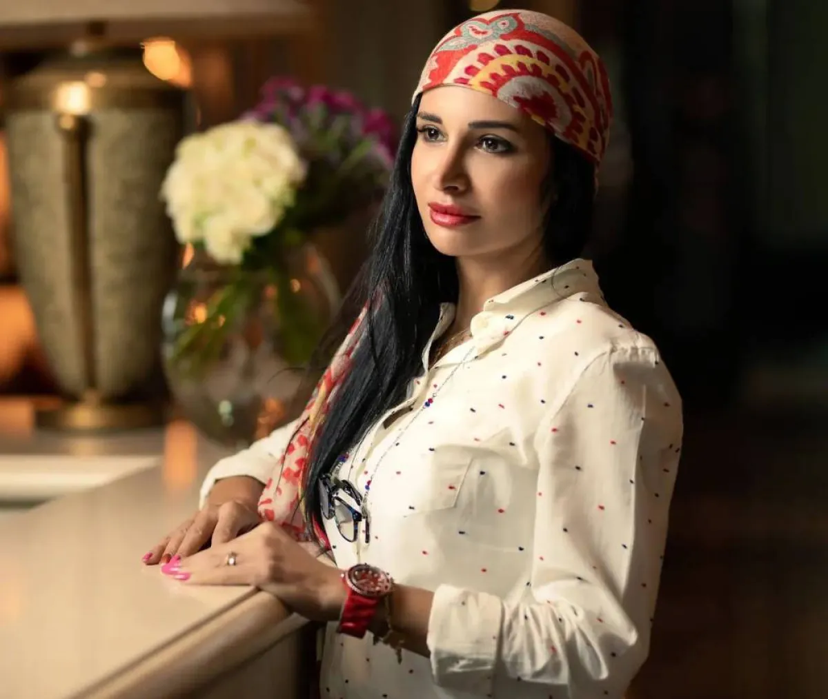 رشا شربتجي - الصورة من حسابها على فيسبوك