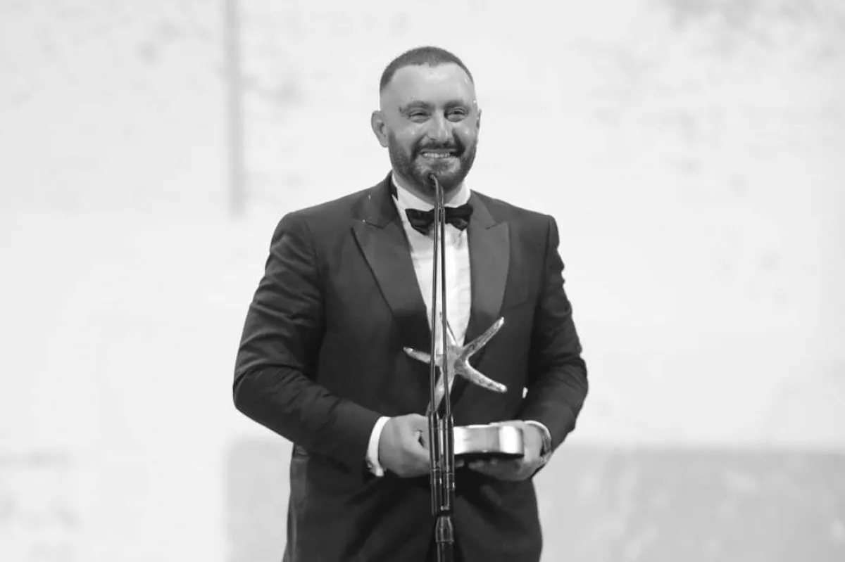 السقا مكرماً في مهرجان الجونة - الصورة من حساب المهرجان على انستغرام