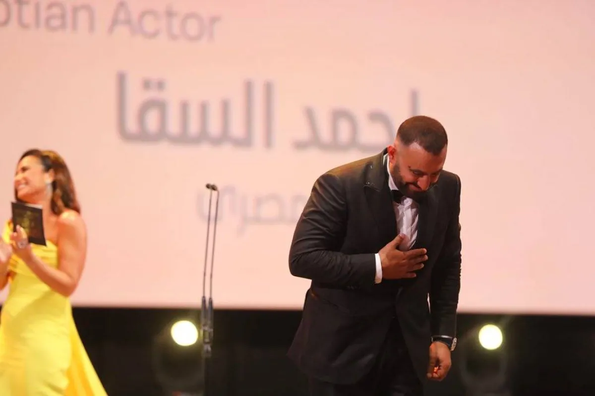 تكريم السقا - الصورة من حساب المهرجان على انستغرام