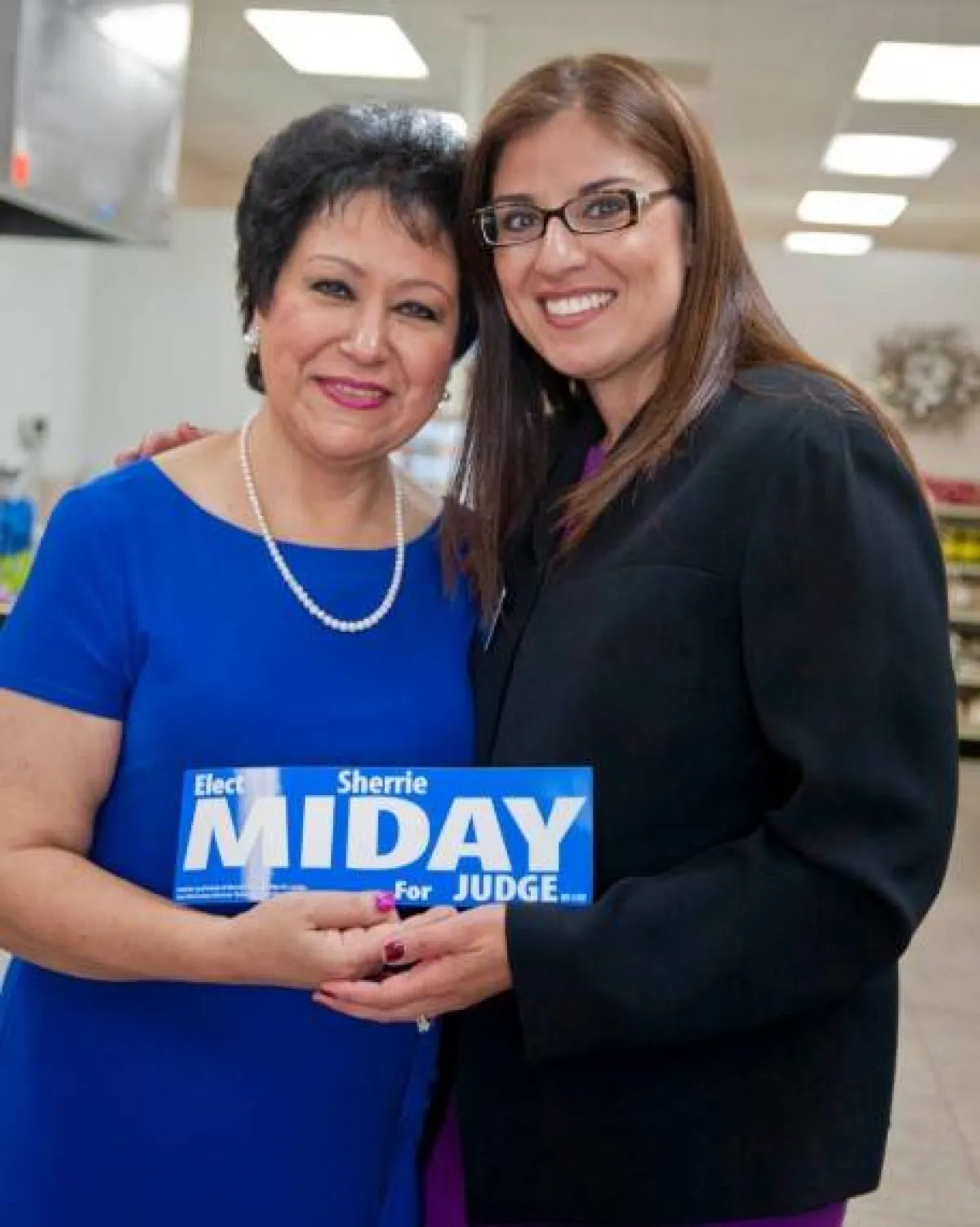 القاضية المصرية الأمريكية أثناء حملتها الانتخابية