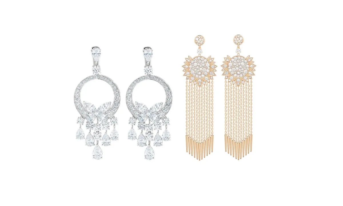 أحدث موديلات أقراط شاندلير لإطلالة راقية