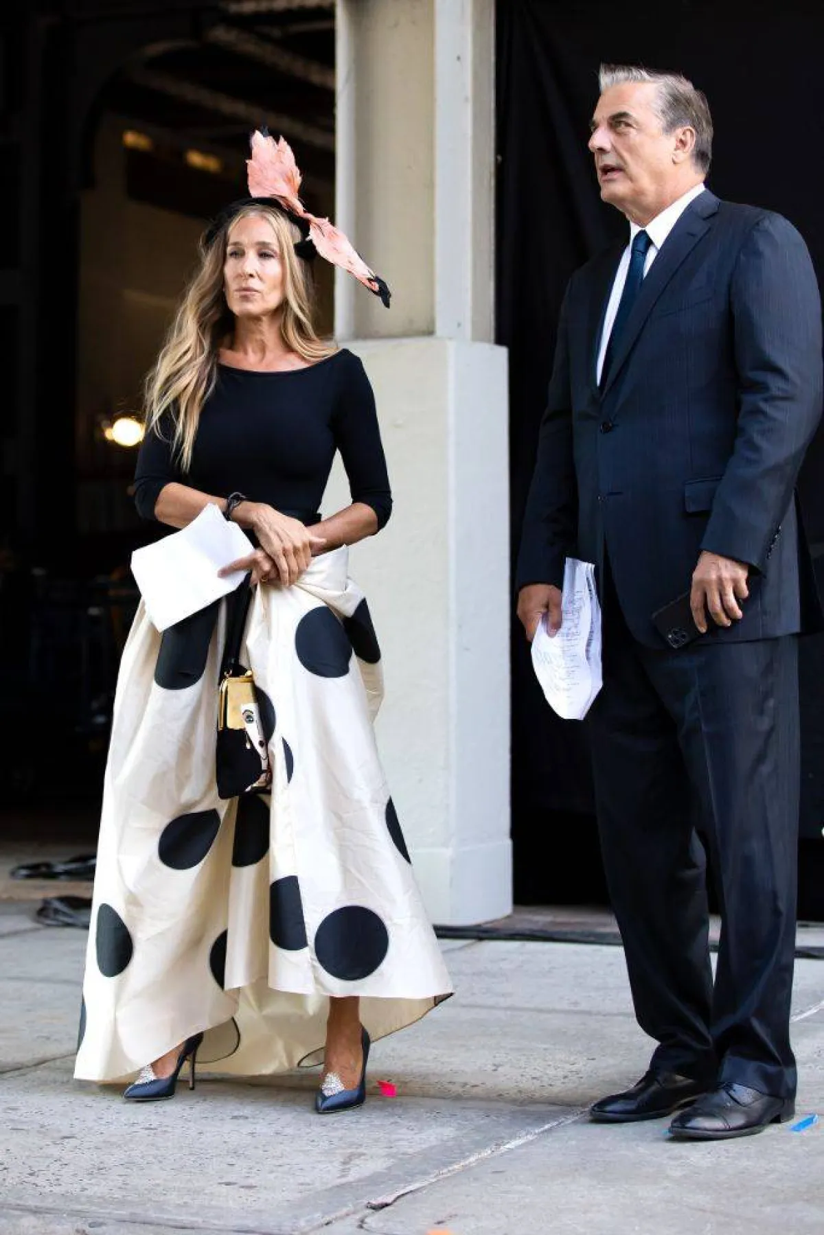 سارة جيسيكا باركر في تنورة من كارولينا هيريرا 