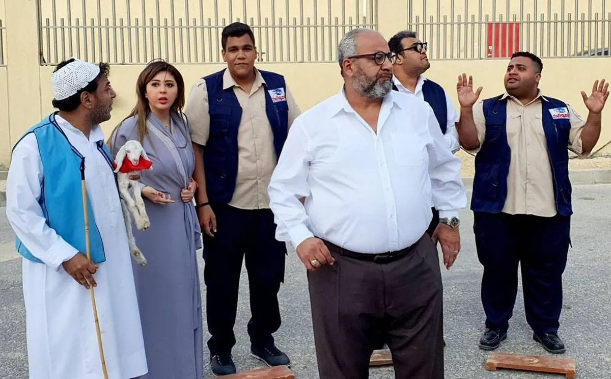 أبطال الفيلم السعودي المصري مهمة مش مهمة بيومي فؤاد ولمار وآخرين - الصورة من حساب لمار على انستغرام 