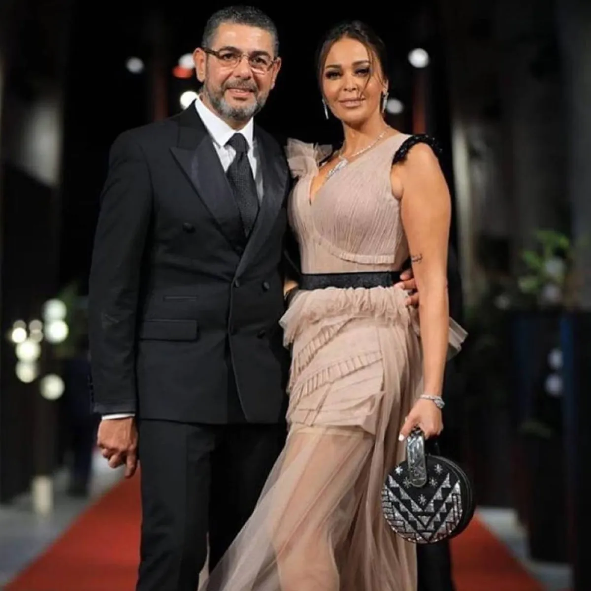 داليا وزوجها في مهرجان الجونة - الصورة من حساب داليا على انستغرام