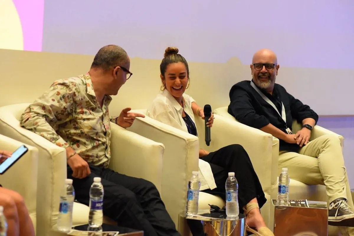أمينة خليل ضمن فعاليات مهرجان الجونة 2021 - الصورة من الحساب الرسمي للمهرجان