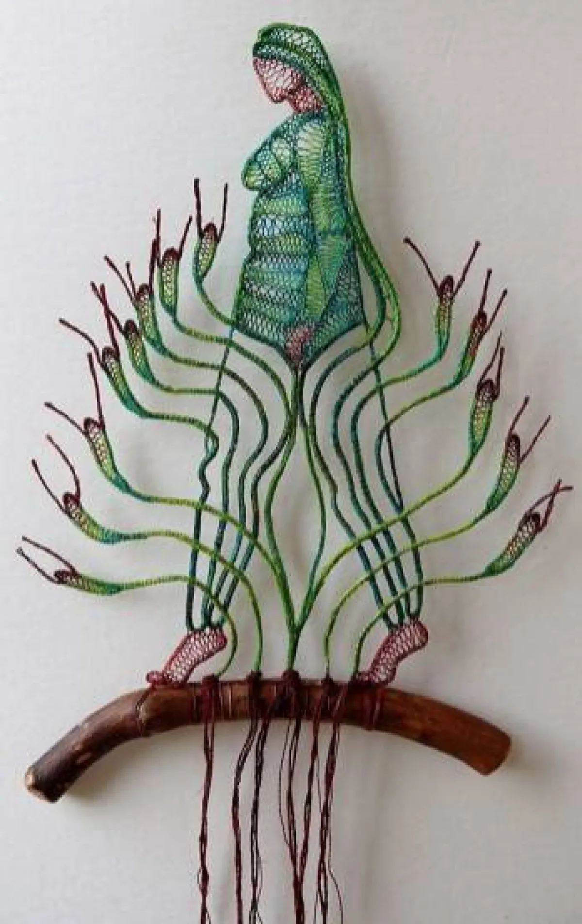 فن الدانتيل - سيدة فى الحقل