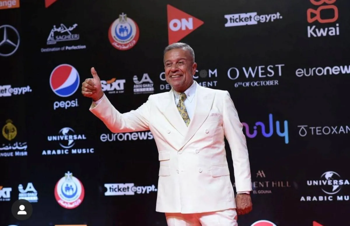 شريف منير من مهرجان الجونة - الصورة من صفحة شريف منير على الفيس بوك