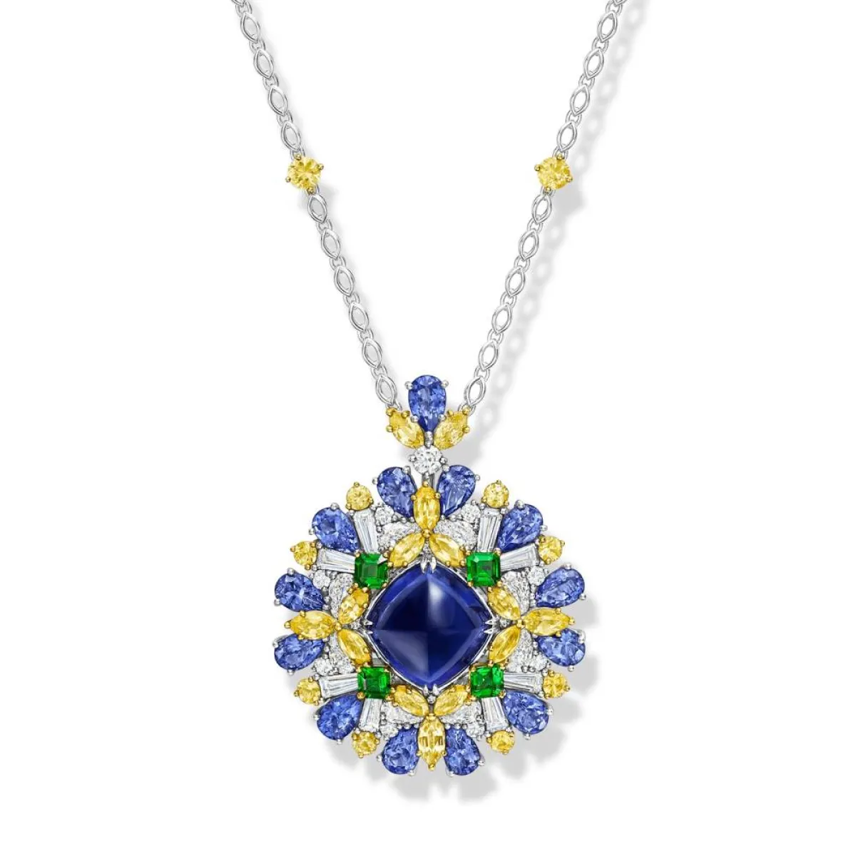 قلادة مرصعة بالتنزانيت من هاري وينستون