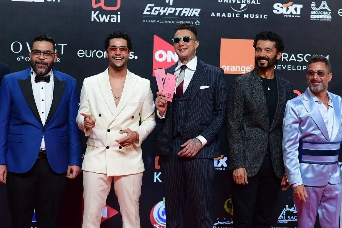 خالد النبوي وهادي الباجوري وأحمد الفيشاوي- الصورة من حساب المهرجان على انستغرام