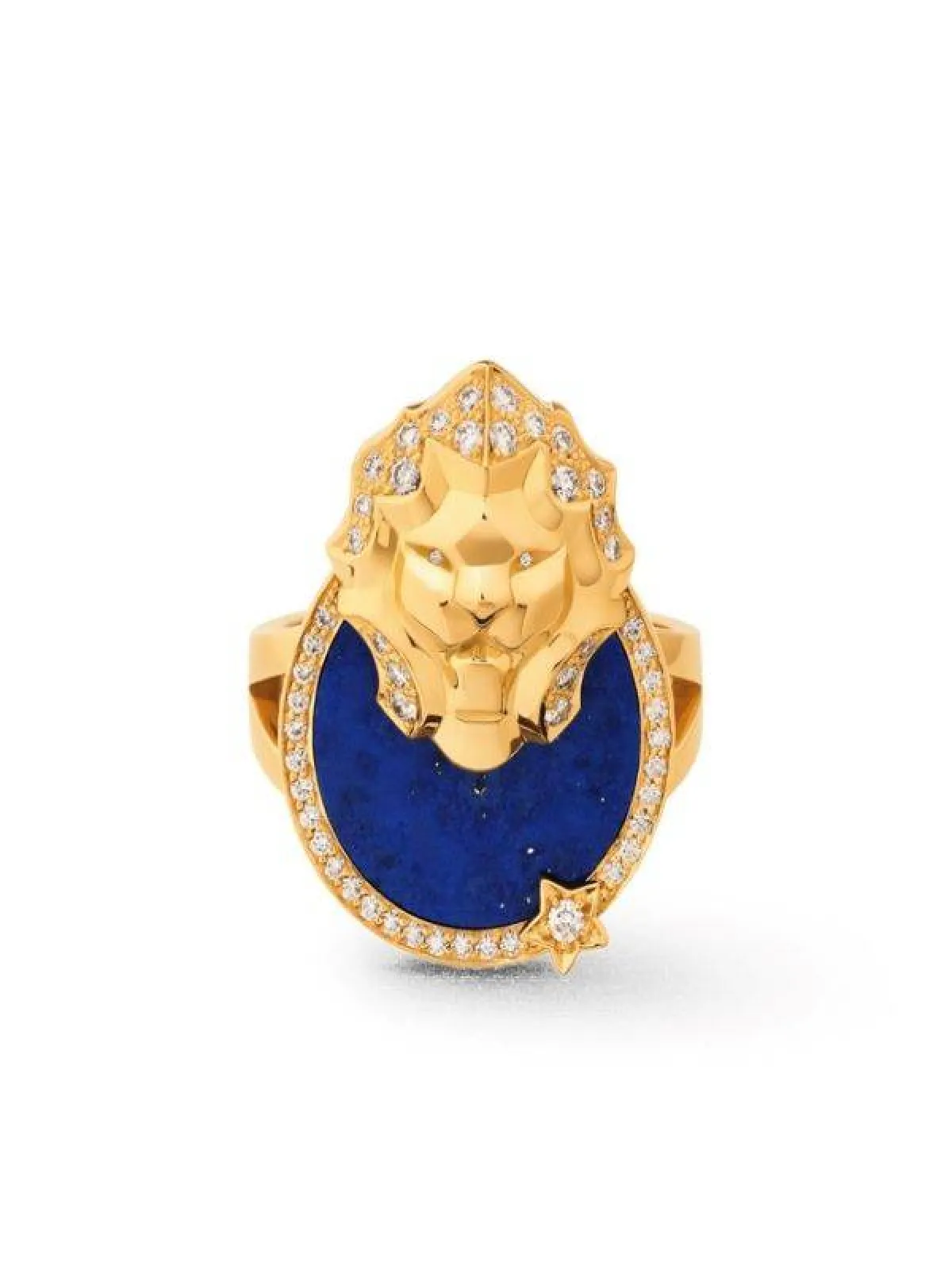 خاتم بالكريستال الازرق