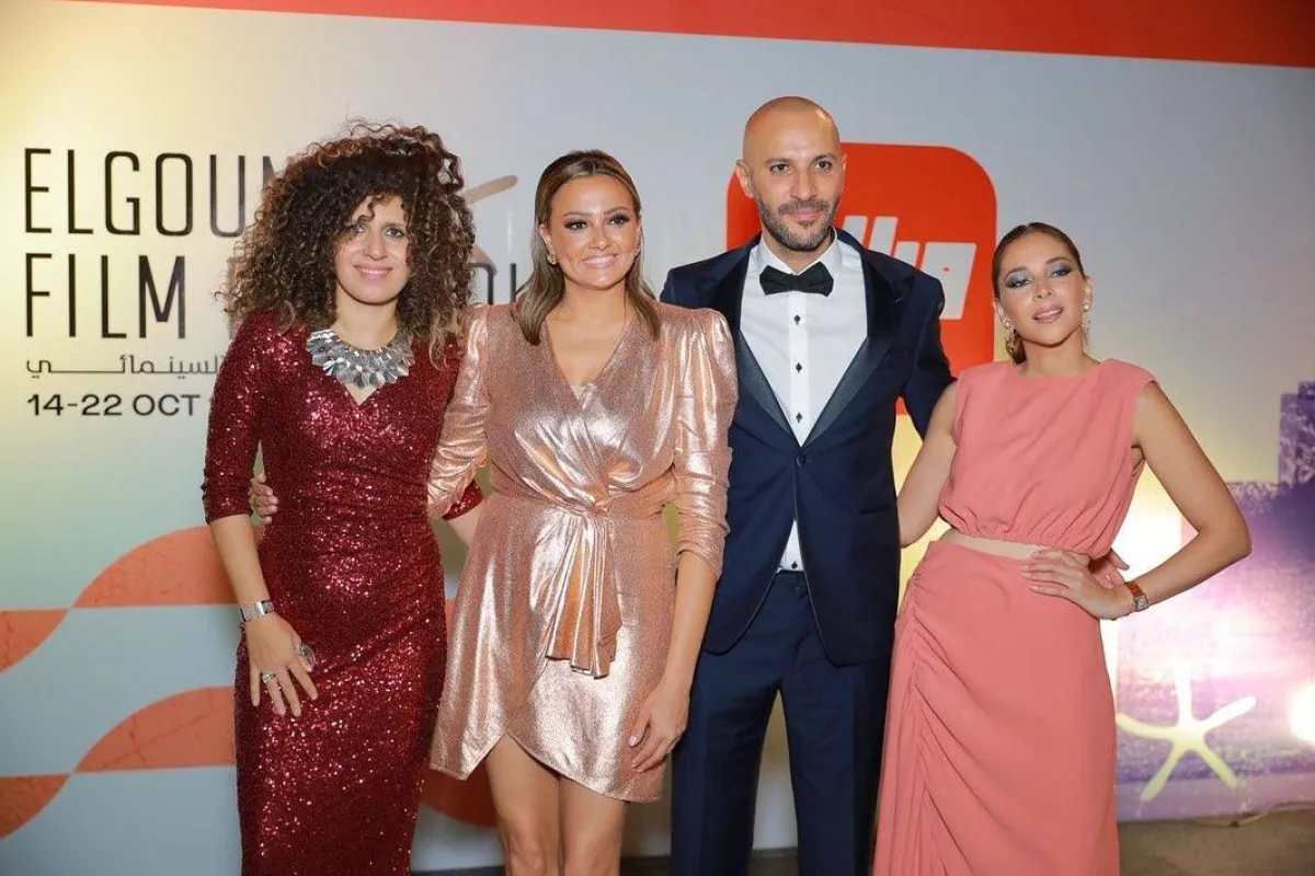 محمد دياب بعد عرض فيلم أميرة  - الصورة من حساب المهرجان