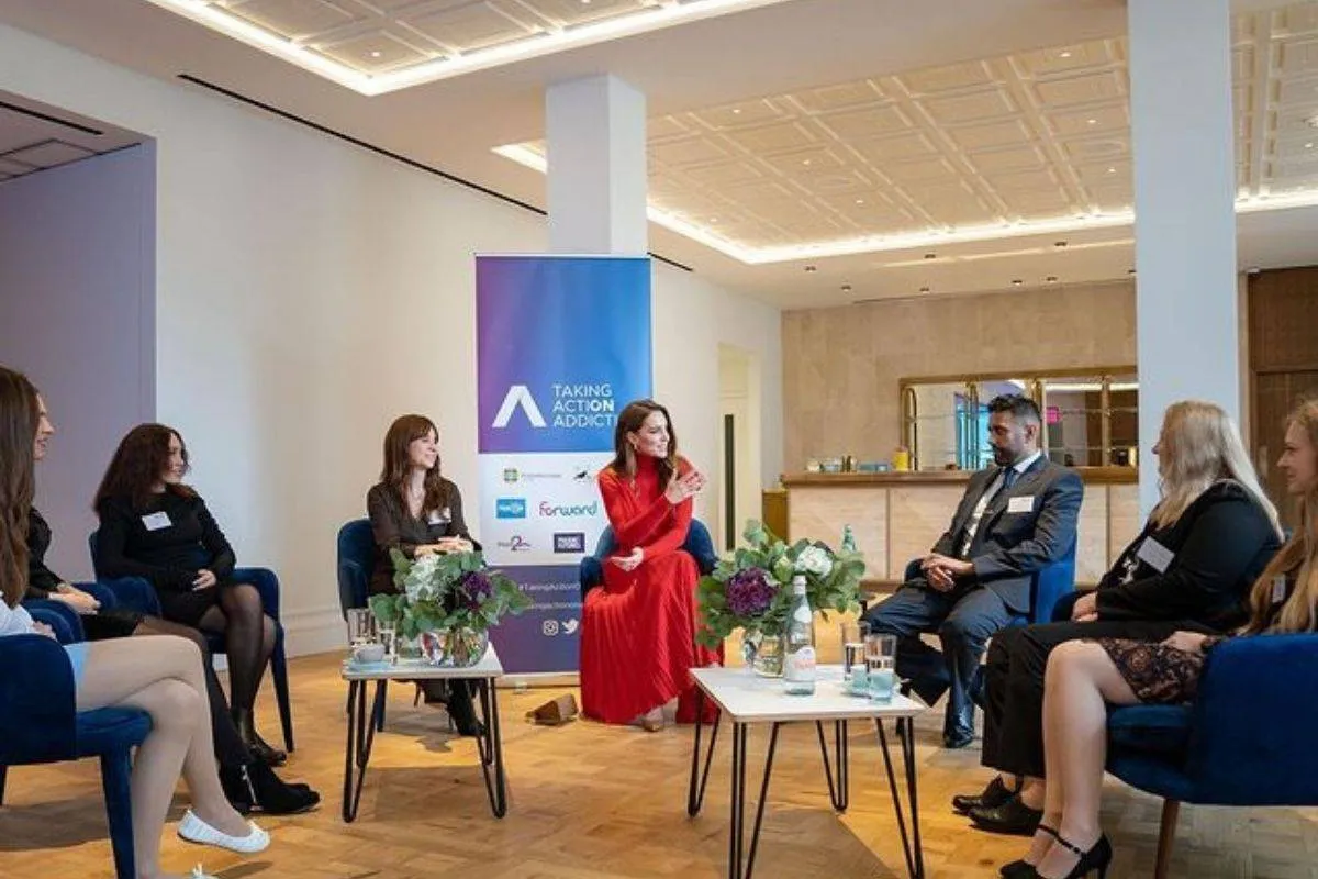 كيت ميدلتون في مؤسسة The Forward Trust- الصورة من حساب Europe Royals على إنستغرام