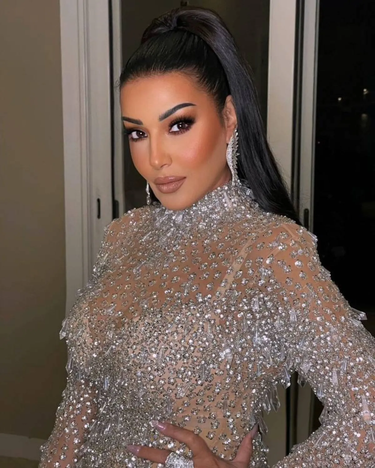 النجمة سمية الخشاب - الصورة من حسابها على انستغرام