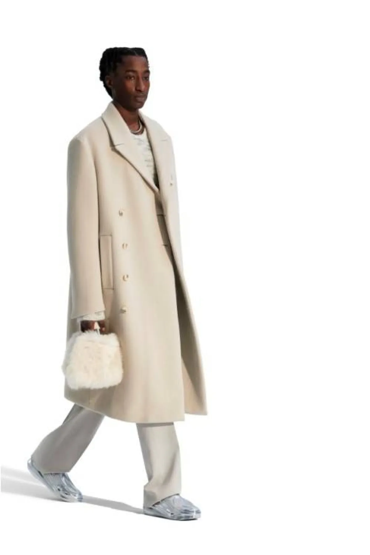 معطف صوفي باللون البيج من الكس  Alyx