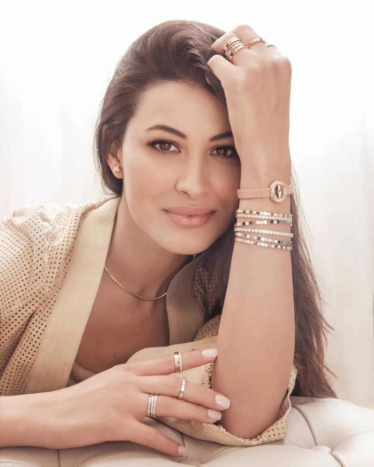 ريم السعيدي بمكياج ناعم