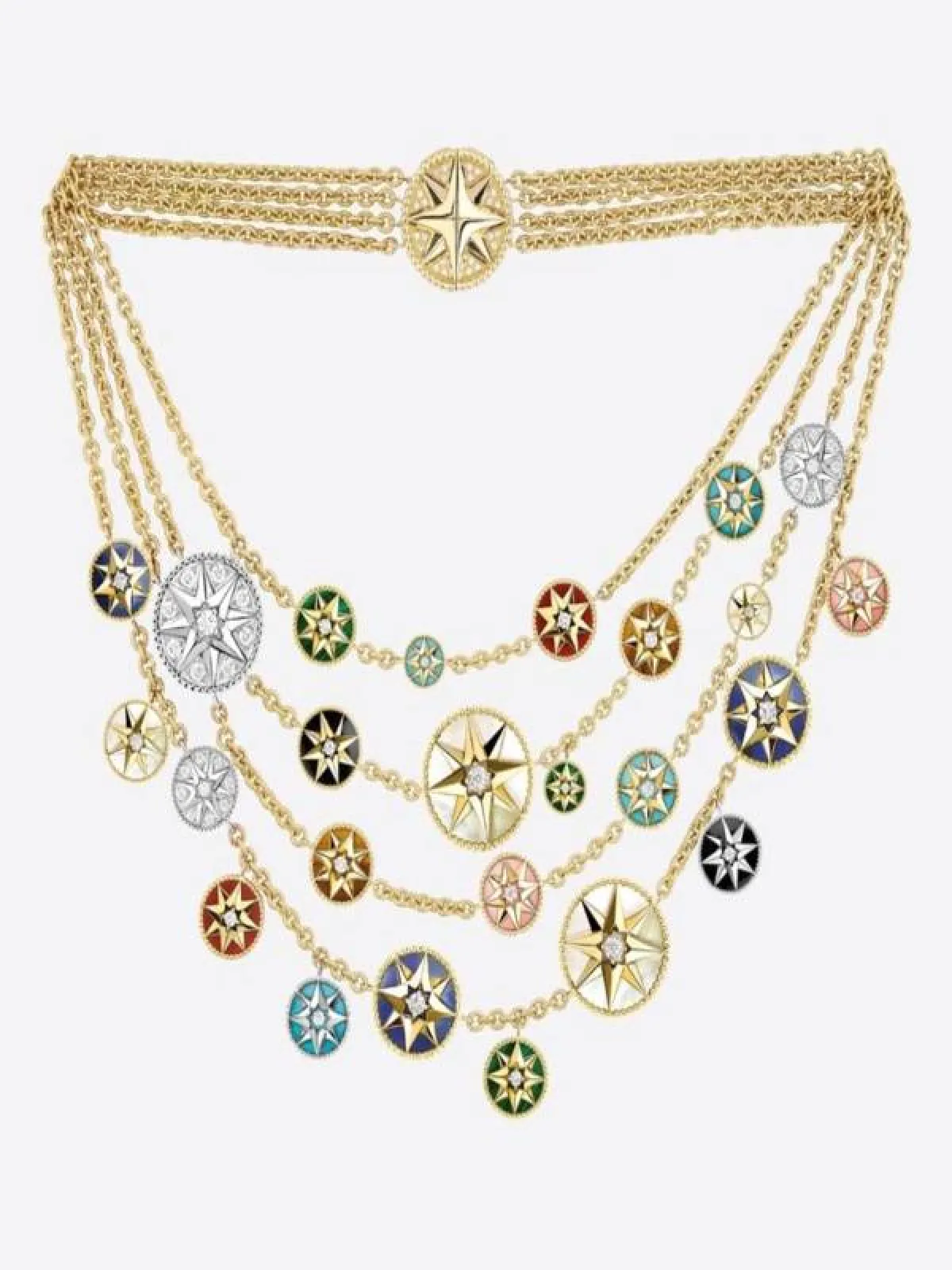 قلادة ديور بطبقات متعددة