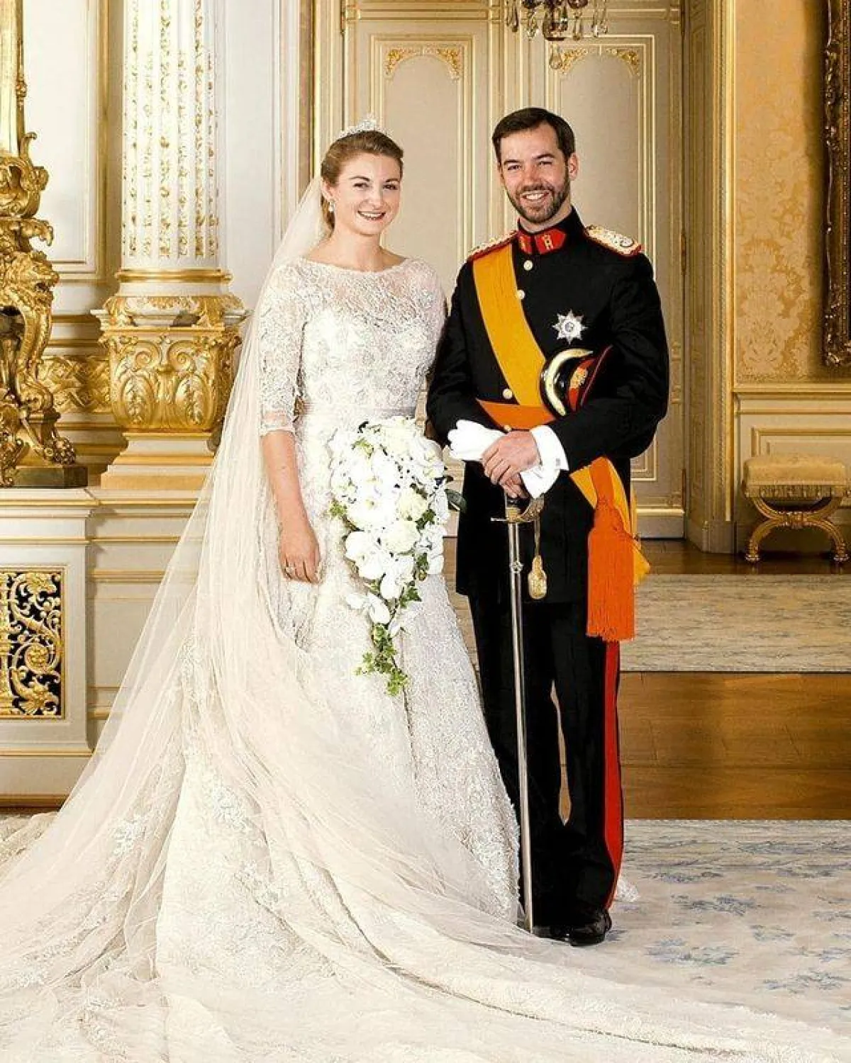 زفاف الأمير غيوم والأميرة ستيفاني- الصورة من حساب Europe Royals على إنستغرام