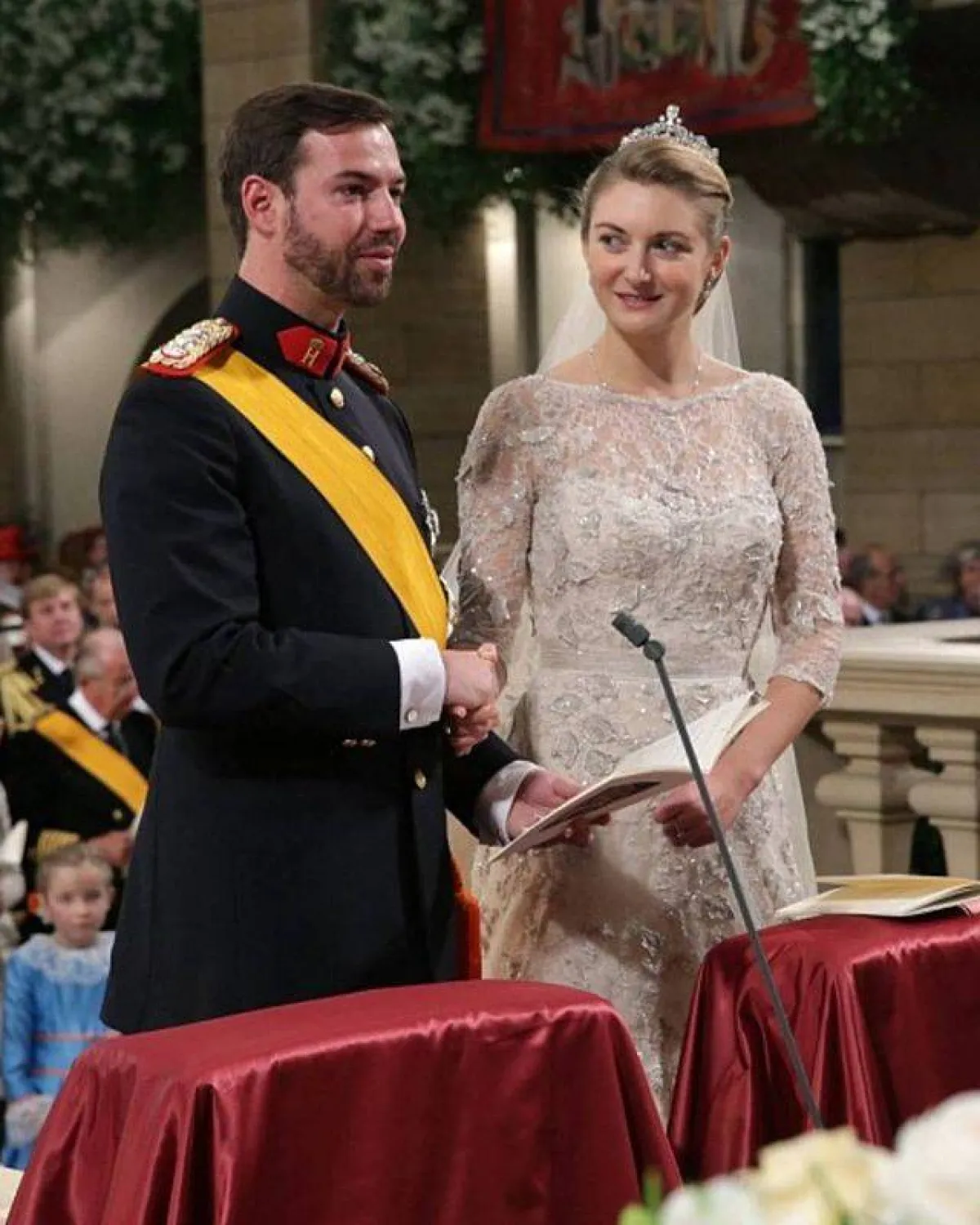 زفاف الأمير غيوم والأميرة ستيفاني- الصورة من حساب Europe Royals على إنستغرام