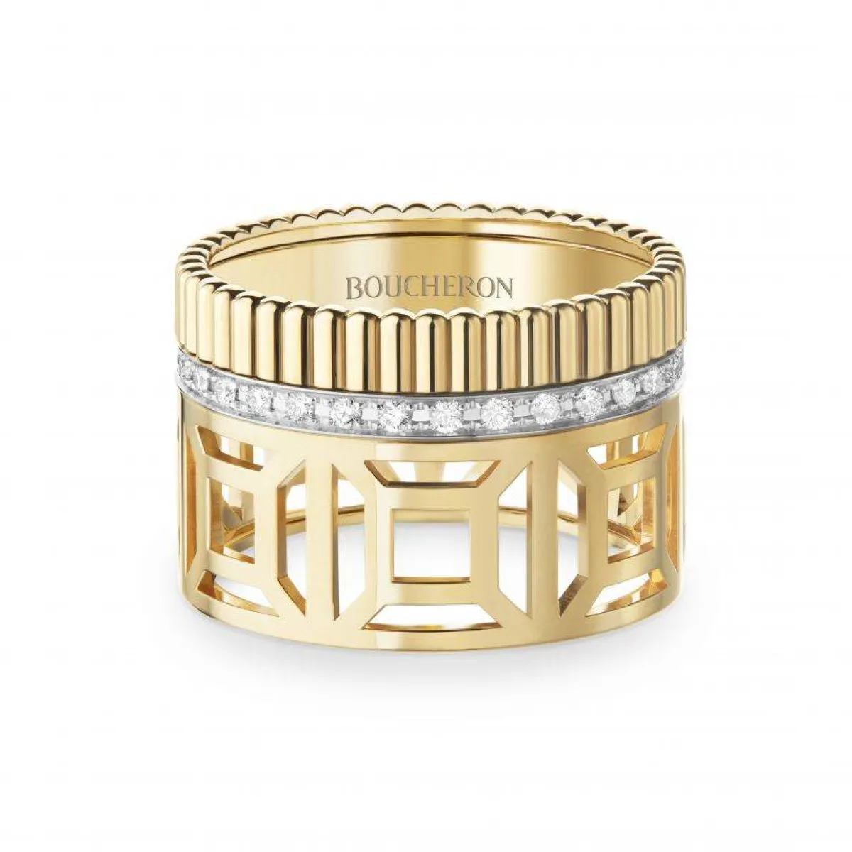 خاتم بتصميم هندسي من بوشرون