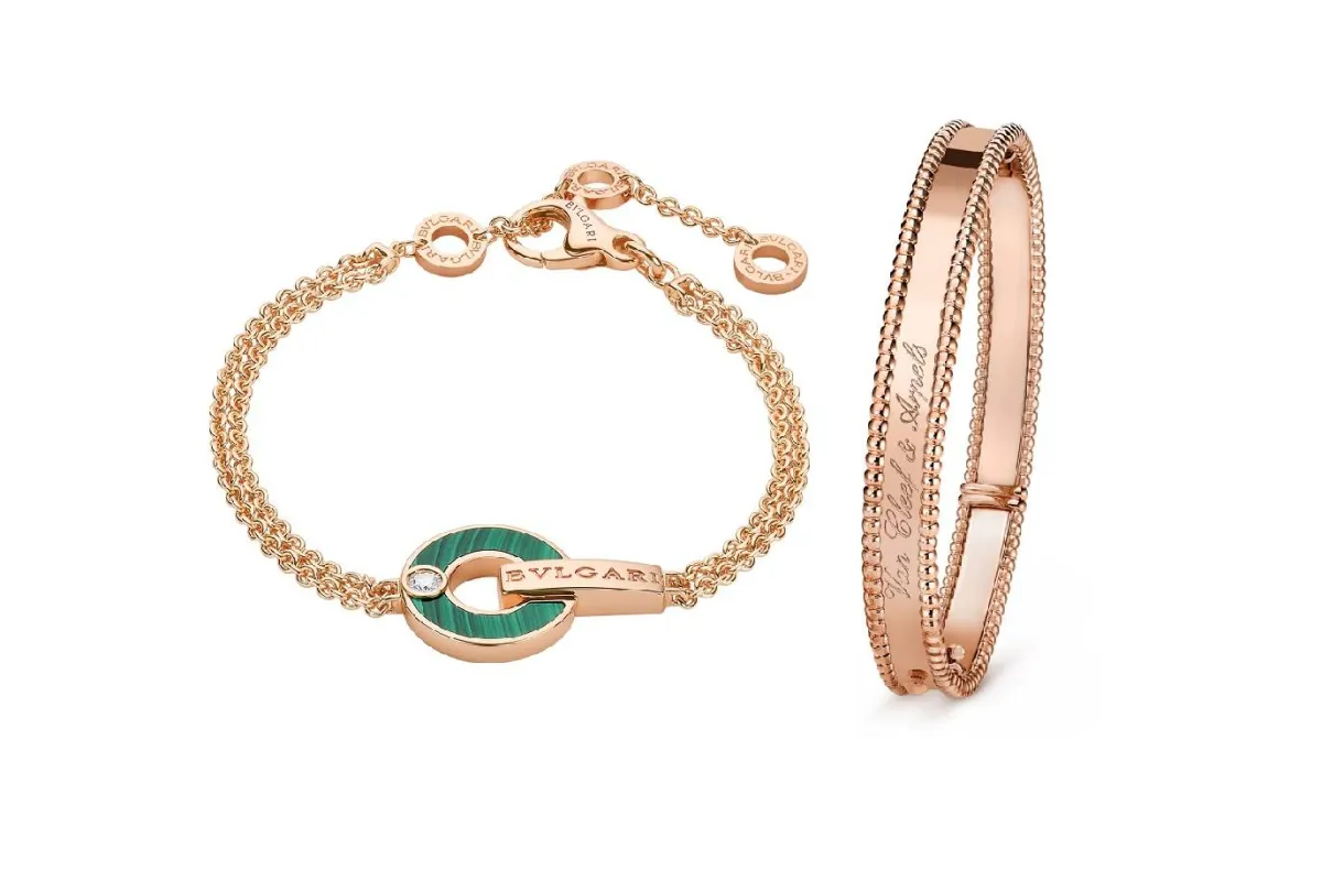 موديلات أساور ذهب شبابية 2021