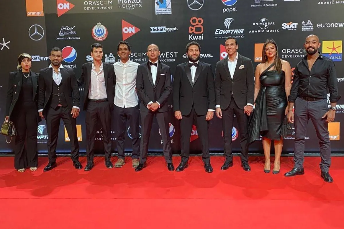 العرض الخاص لفيلم ريش وأبطال الفيلم