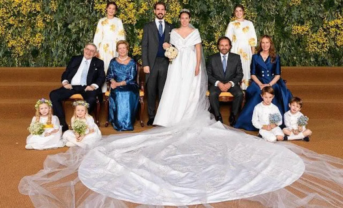 زواج الأمير فيليبوس ونينا فلور- الصورة من موقع New my Royals