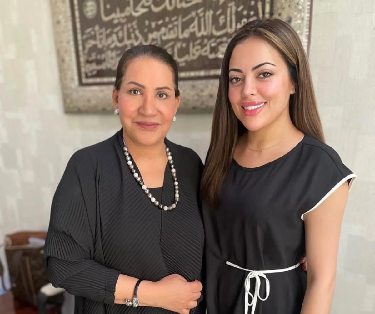 صمود المؤمن وسعاد عبدالله - الصورة من انستقرام الفنانة