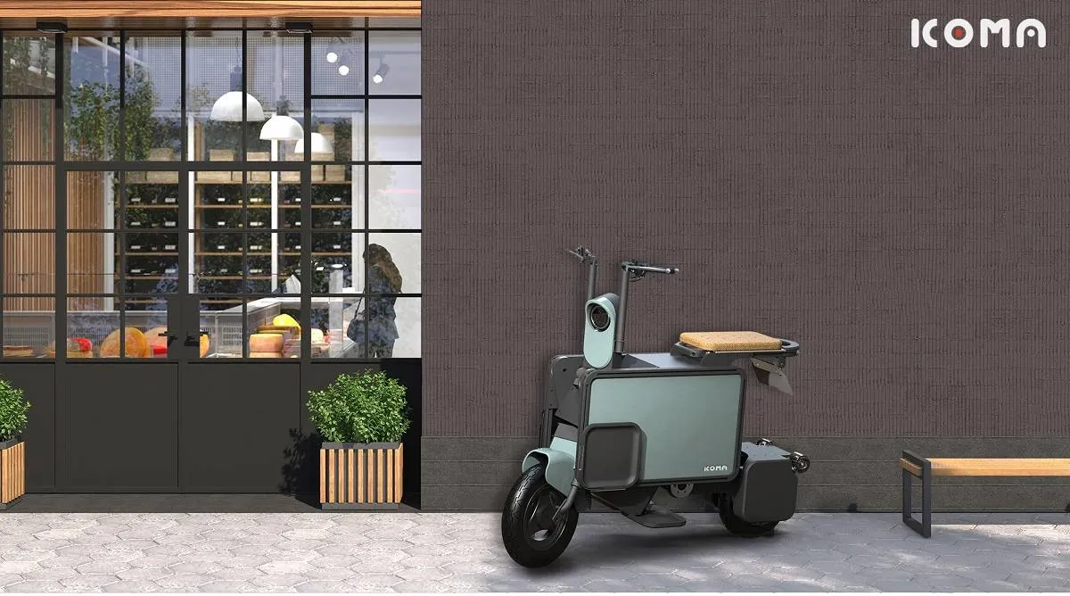 شكل دراجة نارية قابلة للطي