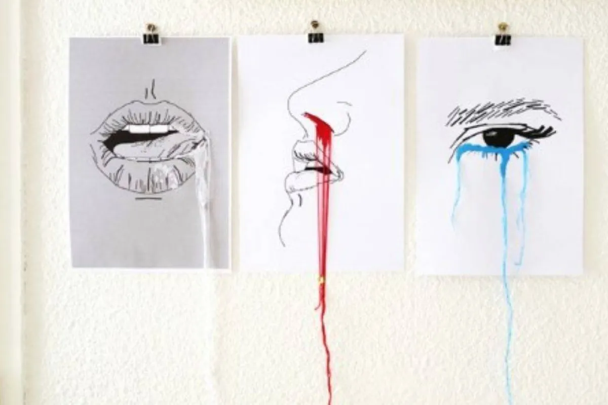 فن التطريز على الورق بالخيط