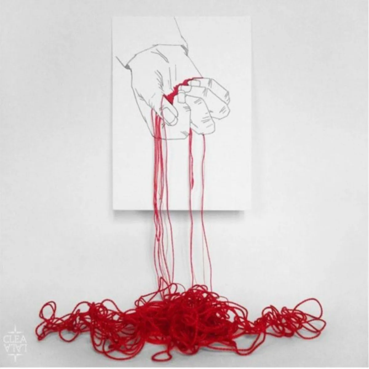 فن التطريز على الورق بالخيط