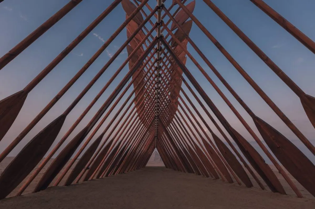 بحضور فنانين عالمين"آرت دي إيجيبت" تطلق فاعليات معرض "الأبد هو الآن" 