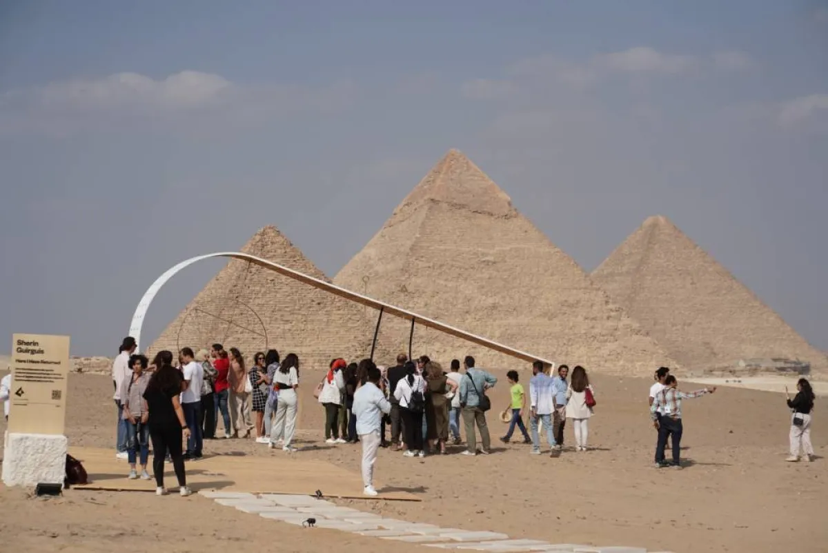 بحضور فنانين عالمين"آرت دي إيجيبت" تطلق فاعليات معرض "الأبد هو الآن" 