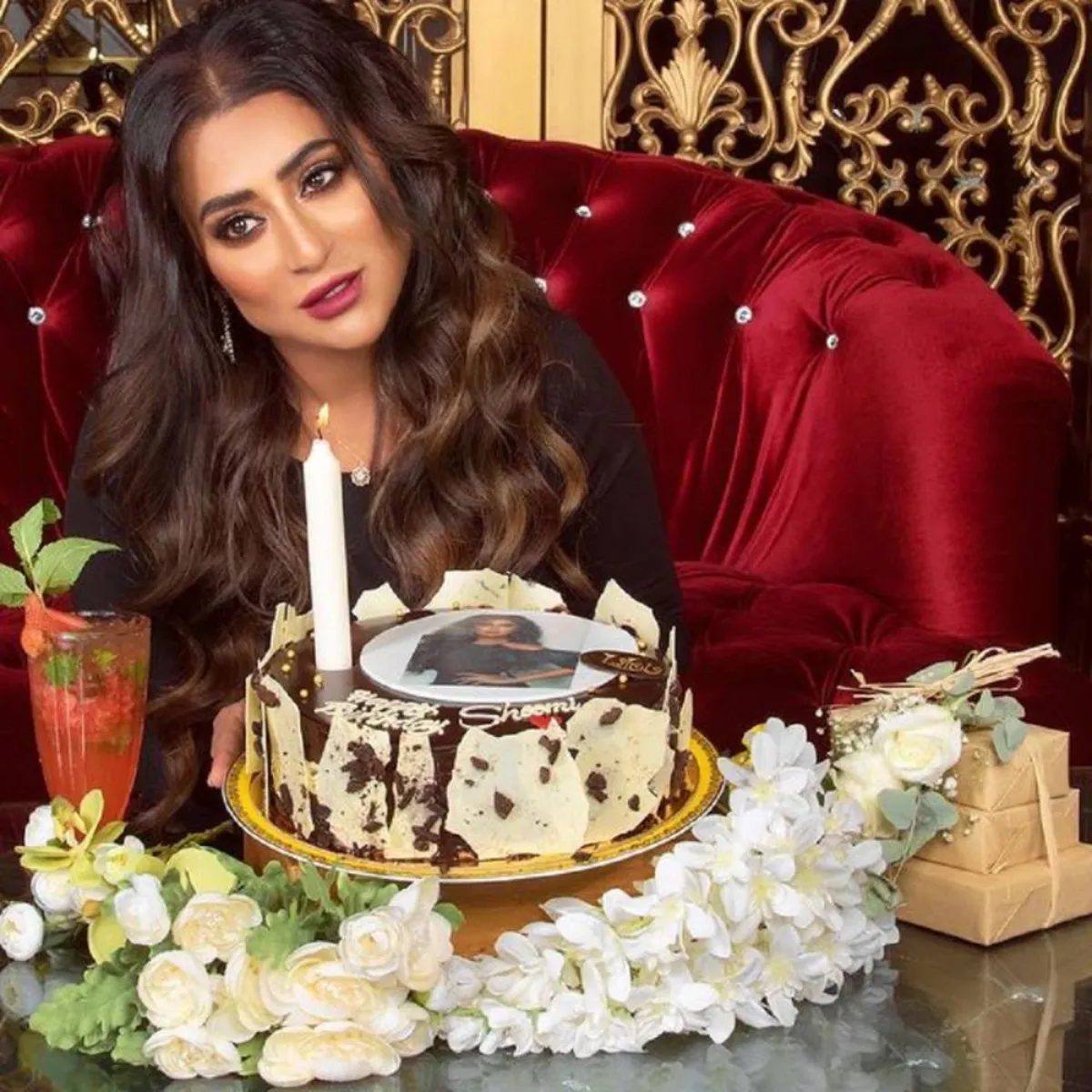 صورة نشرتها شيماء سبت في ذكرى ميلادها العام السابق