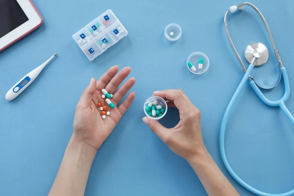 صورة لمجموعة من الفيتامينات 