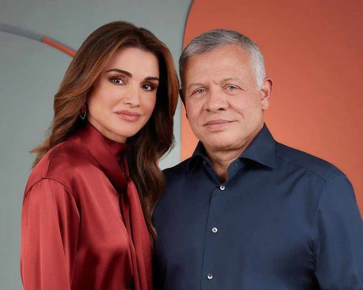 الملك عبدالله والملكة رانيا- الصورة من حساب الملكة رانيا على إنستغرام
