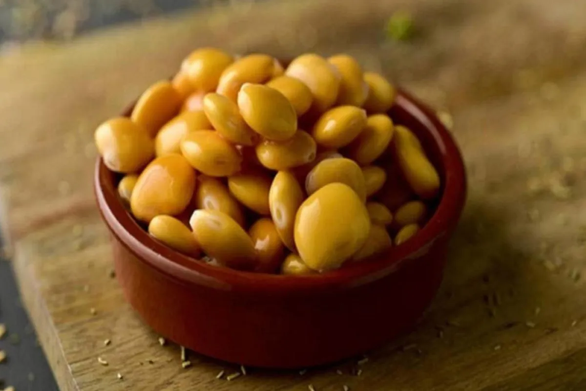 صورة لطبق من الترمس 