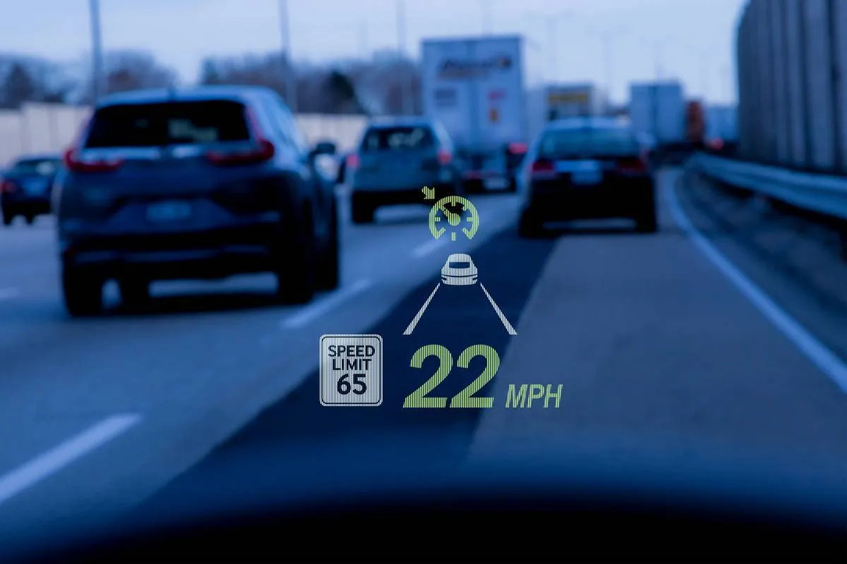 صورة لشاشة Head-up