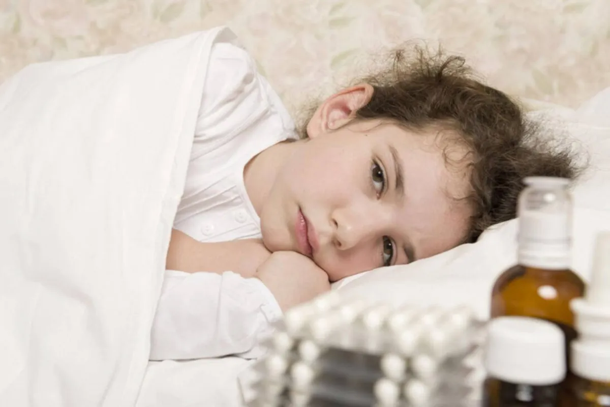 صورة لفتاة مريضة