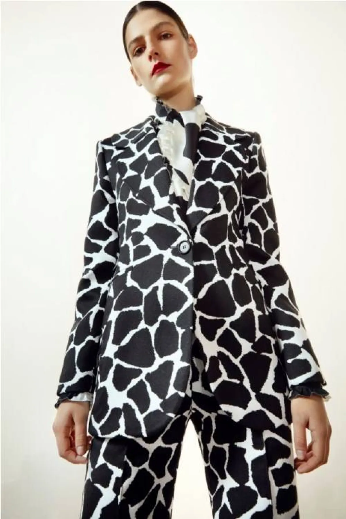 بدلة مطبّعة من كارولينا هيريرا  Carolina Herrera